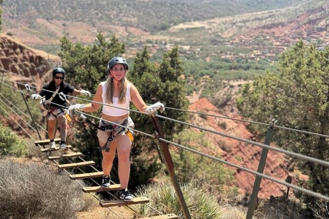 Zipline Experience out of Marrakech City in the Atlas Mountains - Arriving at the mountain zipline site