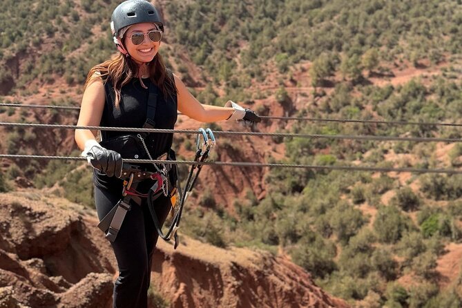 Zipline Experience out of Marrakech City in the Atlas Mountains - Learning how argan oil is made