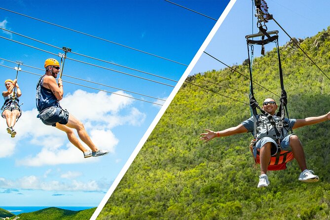 Zipline Experience: Sentry hill Zip & Flying Dutchman St Maartin - The 25-minute Sky Explorer ride to Sentry Hill