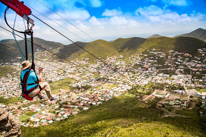 Zipline Experience: Sentry hill Zip & Flying Dutchman St Maartin - Flying Dutchman: the major thrill of the day