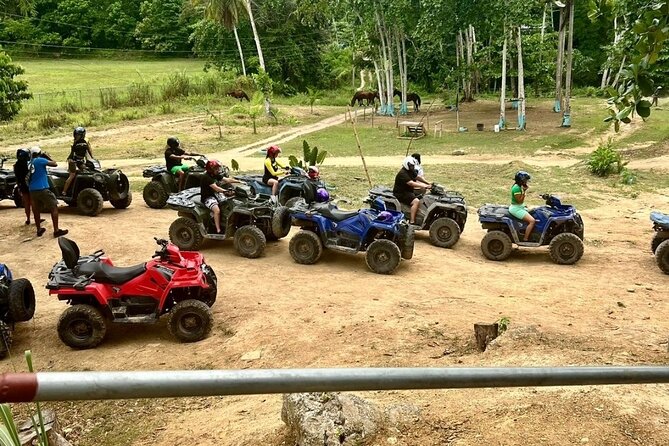 Zipline, Horseback Ride and Swim and Quad ATV bike in Negril - Chukka Outpost Sandy Bay for more adventure