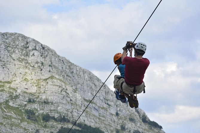 ZIPLINE Kanin Bovec - What the finish above Kanin’s gondola means