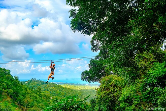 Zipline Ride on Koh Samui - Heading into Koh Samui’s southern forest