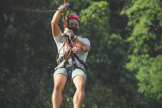Zipline Ride on Koh Samui - Moving across all 11 platforms