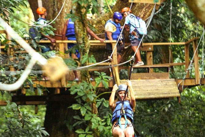 Zipline with Waterfalls and Lunch, Amber Cove and Taino Bay - From the cruise terminal to the Dominican countryside