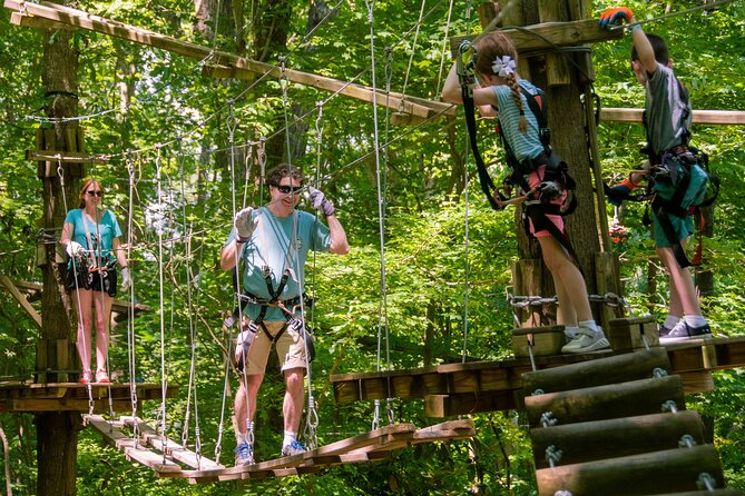 Ziplining and Climbing at The Adventure Park at Virginia Aquarium - The $64 price and what you receive