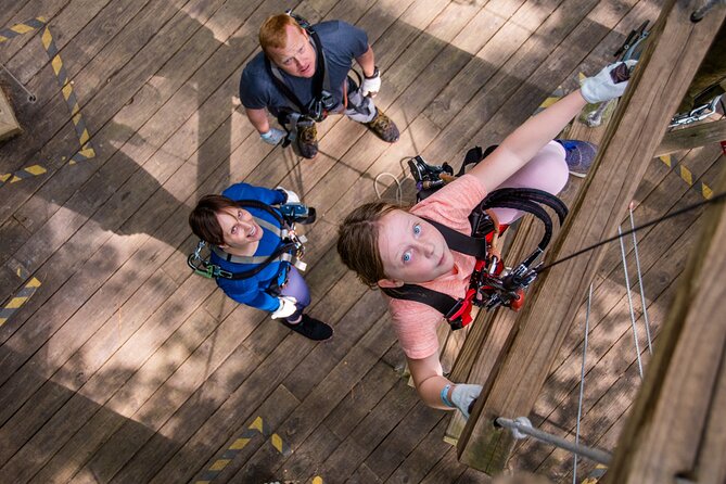 Ziplining and Climbing at The Adventure Park at Virginia Aquarium - Timing, clothing, weather, and access