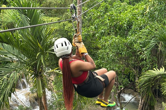 Ziplining and Dunn's River falls Combo from Montego Bay. - Two Jamaican thrills packed into one outing