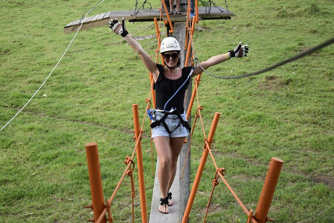 Ziplining from Punta Cana - Unique Carbon Fiber lines in Punta Cana - Eight lines above the Dominican forest