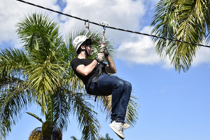 Ziplining from Punta Cana - Unique Carbon Fiber lines in Punta Cana - Views from 60 feet, not just speed